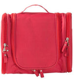 Hanging Toiletry Bag | Makeup Cosmetic Organizer Kit | Multifunctional Travel Dopp Case - Red - Travel Bags Encompass RL