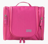 Hanging Toiletry Bag | Makeup Cosmetic Organizer Kit | Multifunctional Travel Dopp Case - Hot Pink - Travel Bags Encompass RL