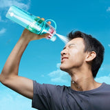 Water Bottle with Spray Port