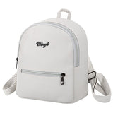 Preppy Style Backpack - White - Travel Bags Encompass RL