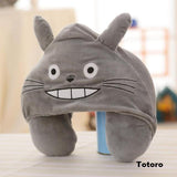 Cartoon Hooded Neck Pillow - Totoro - Neck Pillow Encompass RL