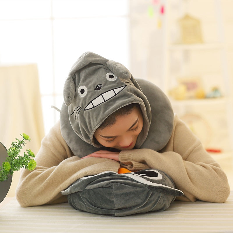 Cartoon Animal Hooded Neck Pillow Encompass RL