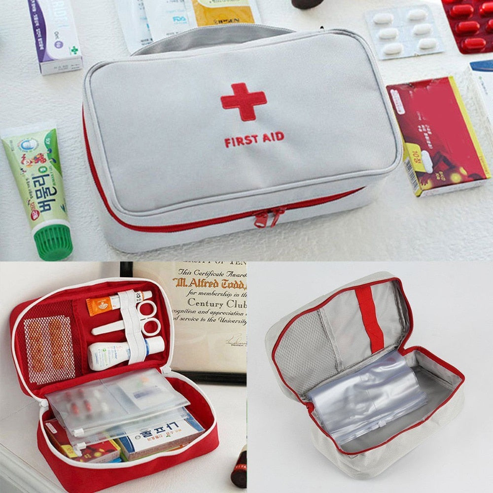 Medicine Travel Bag Portable First Aid Bag Storage Travel Case