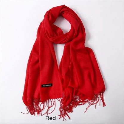 Solid Colors Pashmina Neck Scarf Encompass RL