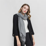 Solid Colors Pashmina Neck Scarf - - Winter Gear Encompass RL