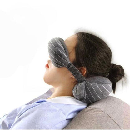 2 in 1 Eye Mask & Neck Support Travel Pillow Encompass RL