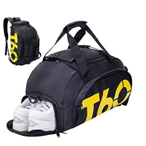 Multifunctional Fitness Travel Bag/Backpack with Shoe Compartment - - Travel Bags Encompass RL